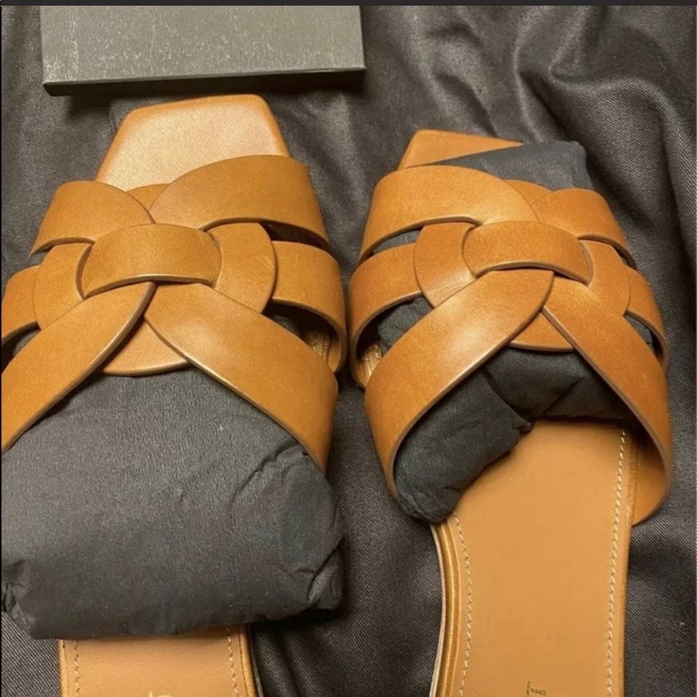 100% Authentic Ysl Slides Authenticated W/Certifi… - image 4